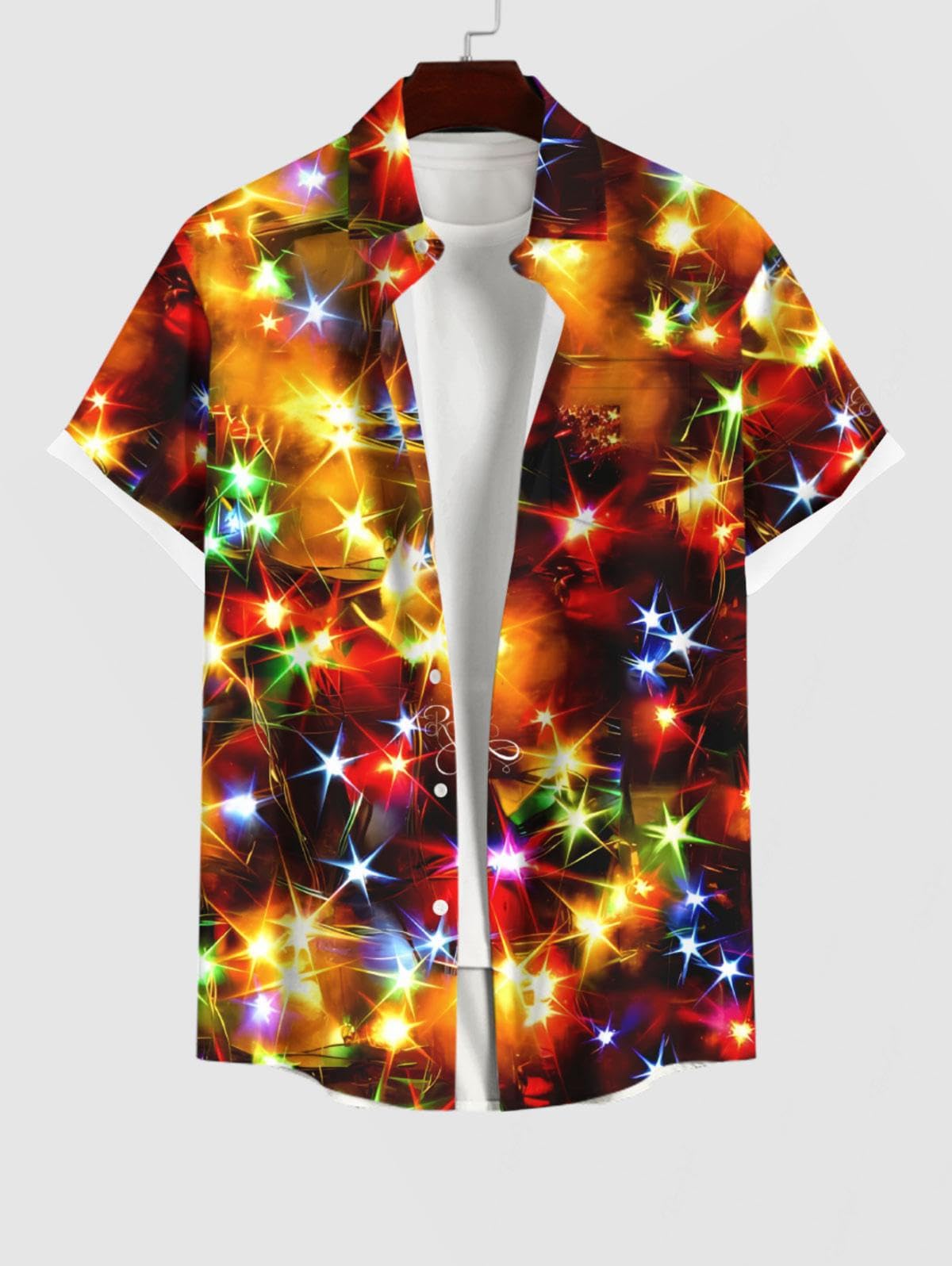ROSE GAL Matchable Couples Hawaiian Men Shirt and Women Vintage Vintage Sleeveless Dress - Image 3