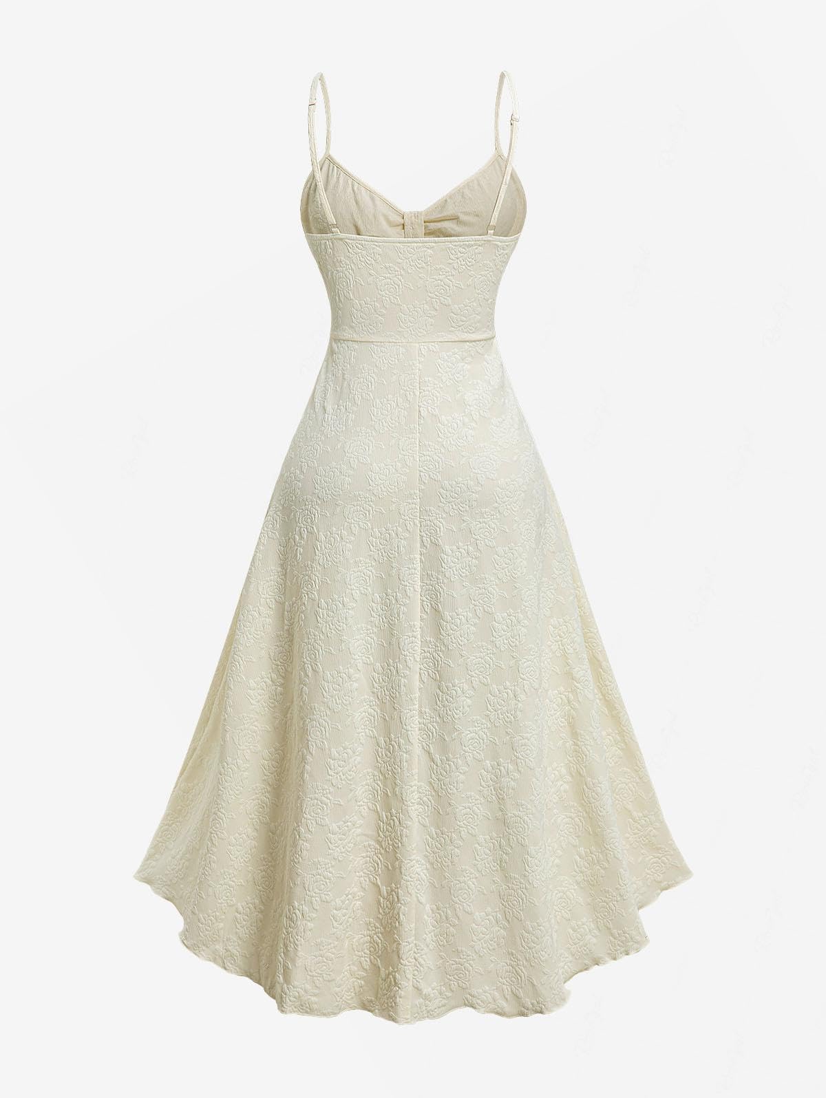ROSE GAL Plus Size Summer Flowy Corset Sundress for Women Elegant Knot Dress - Image 3